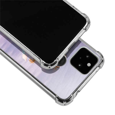 Disney Frozen Anna Sketch Art Google Pixel 5 Clear Case
